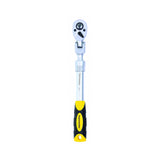 TOP MASTER PRO Maner clichet 1/2" 72 extensibil 150 - 200mm articulat TMP Cap pivotant Maner bi - material pentru o mai buna prindere Material: otel crom - vanadiu de inalta calitate Brat telescopic Top Master Pro - scule electrice si unelte profesionale - BricoMart