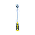 TOP MASTER PRO Maner clichet 1/4" 72 extensibil 150 - 200mm articulat TMP Cap pivotant Maner bi - material pentru o mai buna prindere Material: otel crom - vanadiu de inalta calitate Brat telescopic Top Master Pro - scule electrice si unelte profesionale - BricoMart