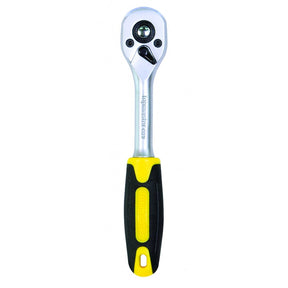 TOP MASTER PRO Maner clichet 1/4" x 72 dinti TMP Maner bi - material pentru o mai buna prindere Material: otel crom - vanadiu de inalta calitate Top Master Pro - scule electrice si unelte profesionale - BricoMart