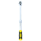 TOP MASTER PRO Maner clichet 3/8" 72 dinti extensibil 215 - 315mm TMP Maner bi - material pentru o mai buna prindere Material: otel crom - vanadiu de inalta calitate Brat telescopic Top Master Pro - scule electrice si unelte profesionale - BricoMart