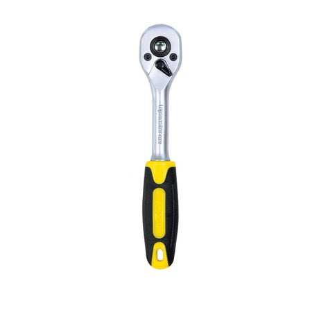 TOP MASTER PRO Maner clichet 3/8" 72 dinti TMP Maner bi - material pentru o mai buna prindere Material: otel crom - vanadiu de inalta calitate Top Master Pro - scule electrice si unelte profesionale - BricoMart