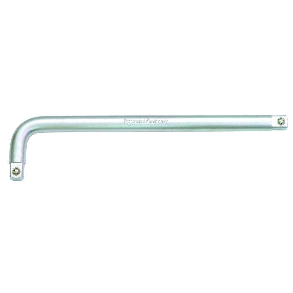 TOP MASTER PRO Maner de forta tip "L" 1/2"х250mm 90° CR - V TMP Material: otel crom - vanadiu de inalta calitate Cu acoperire anticoroziune Top Master Pro - scule electrice si unelte profesionale - BricoMart