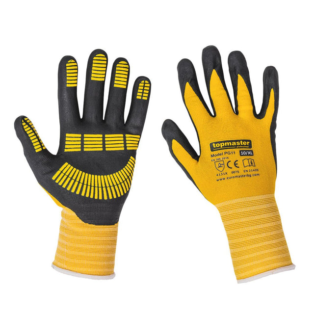 TOP MASTER PRO Mănuși de protecție PG11 GRIP TMP Sunt ușoare și confortabile, oferind în același timp protecție și libertate de mișcare Sunt potrivite atât pentru instal Top Master Pro - scule electrice si unelte profesionale - BricoMart