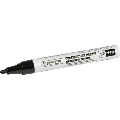 TOP MASTER PRO Marker permanent TMP 24 pcs Abilitatea de a scrie pe suprafețe dure, cum ar fi piatră, metal, sticlă, lemn, plastic, precum și pe zone grase sau cu Top Master Pro - scule electrice si unelte profesionale - BricoMart