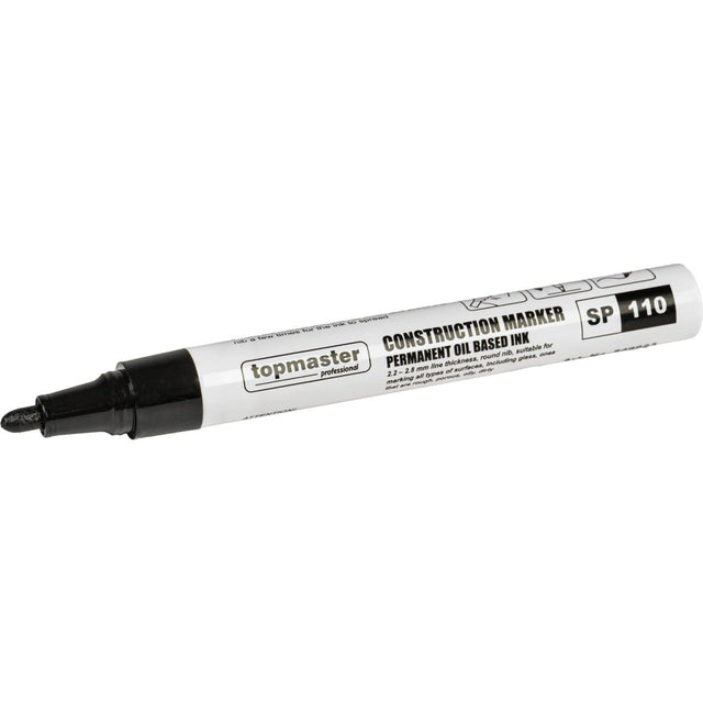TOP MASTER PRO Marker permanent TMP 24 pcs Abilitatea de a scrie pe suprafețe dure, cum ar fi piatră, metal, sticlă, lemn, plastic, precum și pe zone grase sau cu Top Master Pro - scule electrice si unelte profesionale - BricoMart