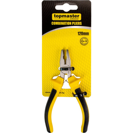 TOP MASTER PRO Mini cleste combinat CR - V TMP Muchii calite prin inductie Material:otel crom - vanadiu Top Master Pro - scule electrice si unelte profesionale - BricoMart