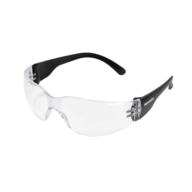 TOP MASTER PRO Ochelari de protectie SG02 cu lentile transparente TMP Lentile transparente Lentilele din policarbonat urmăresc curba capului și oferă o vizibilitate excelentă și o protecție Top Master Pro - scule electrice si unelte profesionale - BricoMart