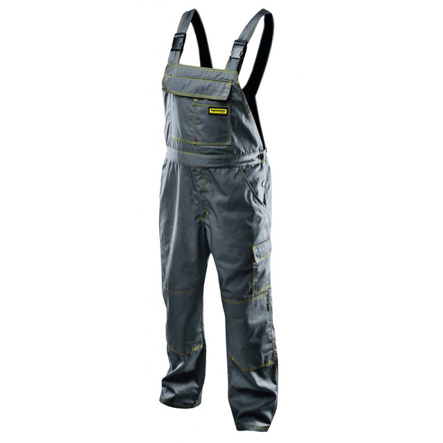 TOP MASTER PRO Pantalon cu pieptar TMP XL Buzunare multifuncționale Bretele Bandă elastică în talie Buzunar pentru genunchi Top Master Pro - scule electrice si unelte profesionale - BricoMart