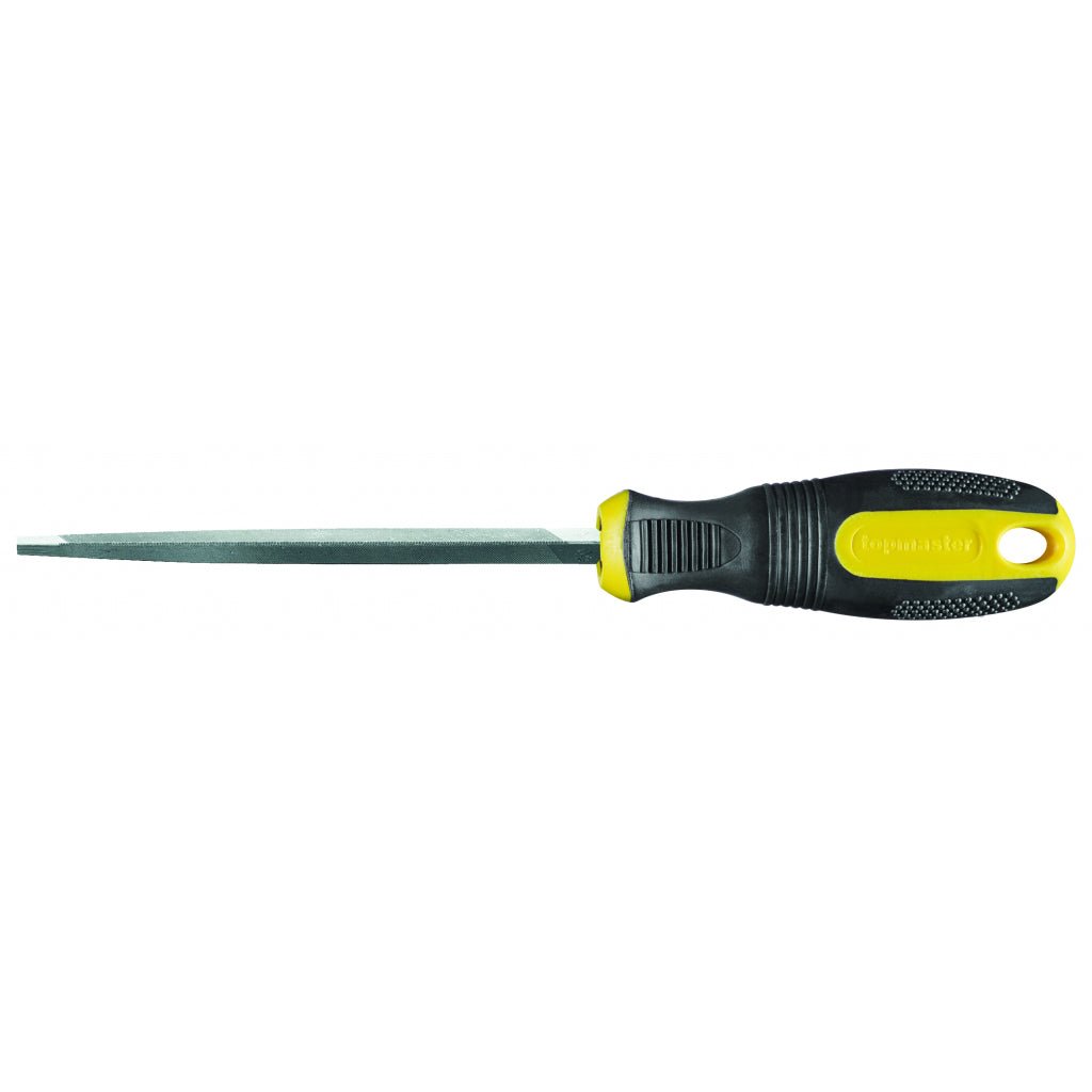 TOP MASTER PRO Pila triunghiulara 200mm TMP Otel calit Maner in doua straturi pentru prindere mai buna Top Master Pro - scule electrice si unelte profesionale - BricoMart