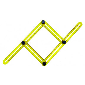 TOP MASTER PRO Rigla 4 segmente TMP Sablon copiere unghiuri Corp din plastic Top Master Pro - scule electrice si unelte profesionale - BricoMart
