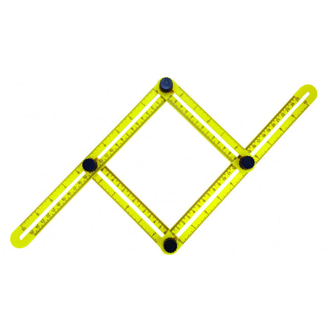 TOP MASTER PRO Rigla 4 segmente TMP Sablon copiere unghiuri Corp din plastic Top Master Pro - scule electrice si unelte profesionale - BricoMart