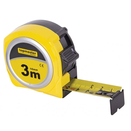 TOP MASTER PRO Ruleta compacta 3x16 TMP Posibilitate masurare pe partea din spate a benzii Carcasa antisoc ABC Top Master Pro - scule electrice si unelte profesionale - BricoMart