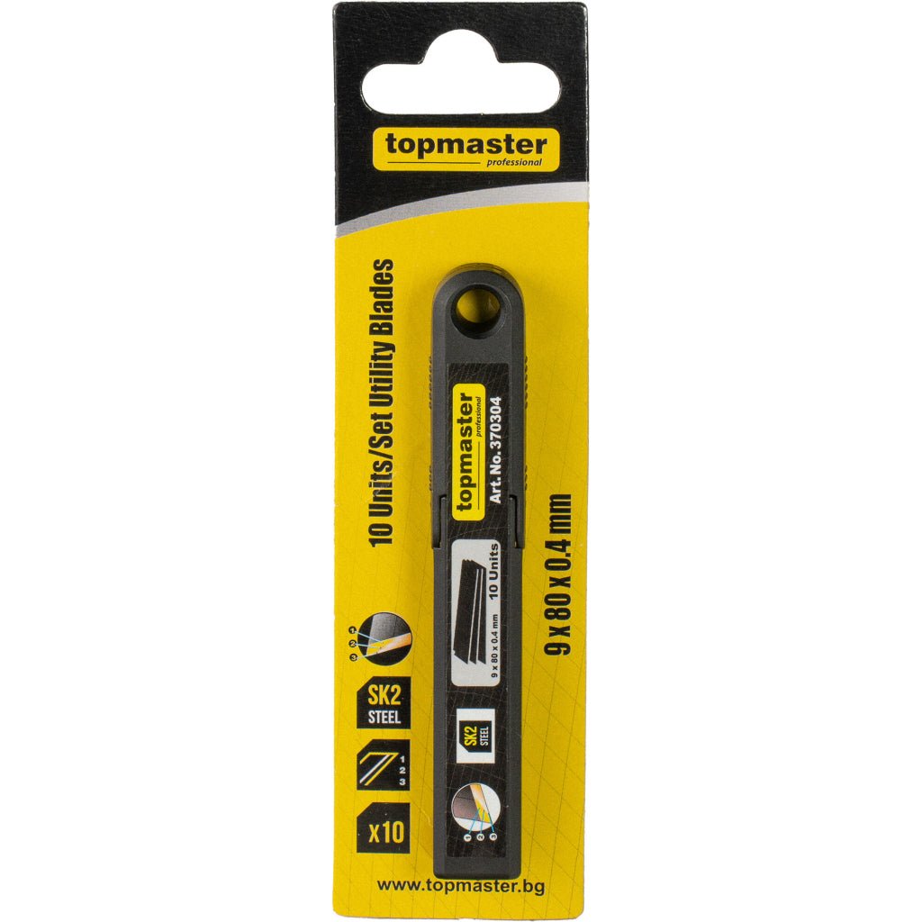 TOP MASTER PRO Set 10 lame cutter 9mm SK2 Top Master Pro - scule electrice si unelte profesionale - BricoMart