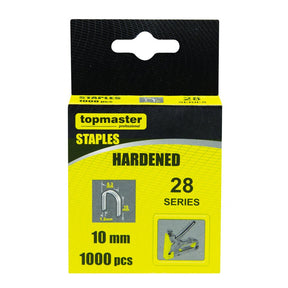 TOP MASTER PRO Set 1000buc capse U 10mm TMP Material: otel calit Top Master Pro - scule electrice si unelte profesionale - BricoMart