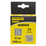 TOP MASTER PRO Set 1000buc capse U 12mm TMP Material: otel calit Top Master Pro - scule electrice si unelte profesionale - BricoMart