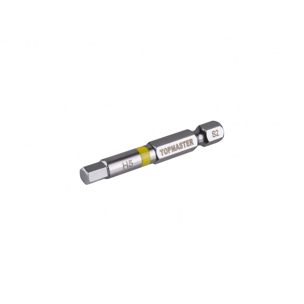 TOP MASTER PRO Set 2 biti H5 H6 50mm TMP Fabricat din oțel S2 de înaltă calitate, tratat termic într - un mediu vidat, care oferă o rezistență de uzură de până la Top Master Pro - scule electrice si unelte profesionale - BricoMart