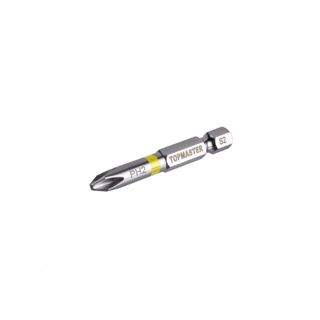 TOP MASTER PRO Set 2 biti PH2 50mm TMP Fabricat din oțel S2 de înaltă calitate, tratat termic într - un mediu vidat, care oferă o rezistență de uzură de până la Top Master Pro - scule electrice si unelte profesionale - BricoMart