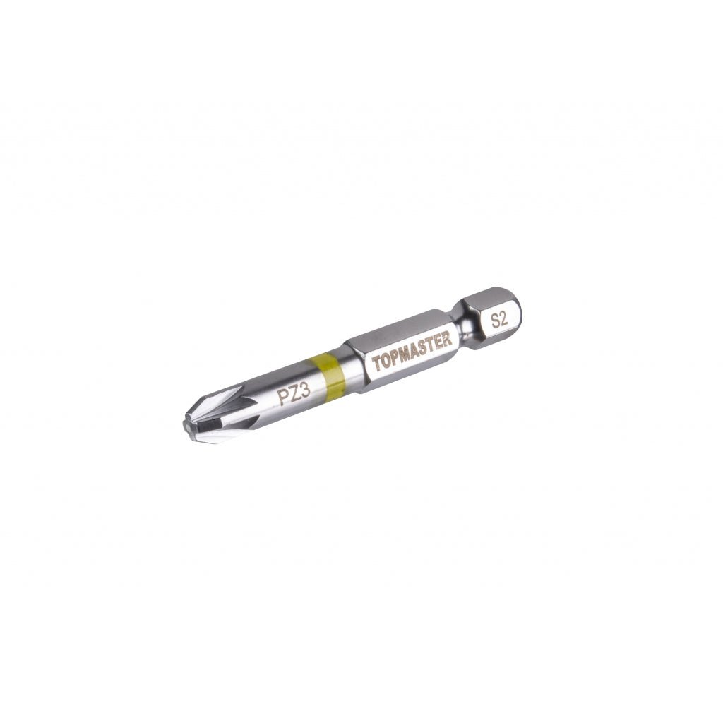 TOP MASTER PRO Set 2 biti PZ3 50mm TMP Fabricat din oțel S2 de înaltă calitate, tratat termic într - un mediu vidat, care oferă o rezistență de uzură de până la Top Master Pro - scule electrice si unelte profesionale - BricoMart