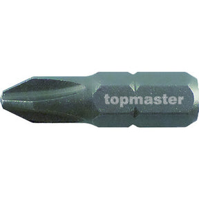 TOP MASTER PRO Set 2 buc biti PH1 TMP Material: otel calit SVCM Acoperire magnetica Lungime: 25mm Top Master Pro - scule electrice si unelte profesionale - BricoMart
