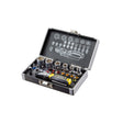 TOP MASTER PRO Set 26 buc biti si tubulare ¼ Setul include cele mai populare dimensiuni de biți din oțel S2, combinate cu un mini clichet cu 50 de dinți Extrem de co Top Master Pro - scule electrice si unelte profesionale - BricoMart