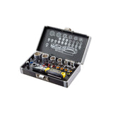 TOP MASTER PRO Set 26 buc biti si tubulare ¼ Setul include cele mai populare dimensiuni de biți din oțel S2, combinate cu un mini clichet cu 50 de dinți Extrem de co Top Master Pro - scule electrice si unelte profesionale - BricoMart