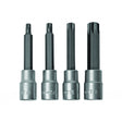TOP MASTER PRO Set 4 biti torx act.1/2" T40 - T70 100mm CR - V TMP Material: otel calit S2 Top Master Pro - scule electrice si unelte profesionale - BricoMart