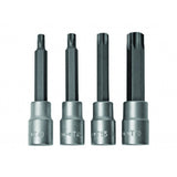 TOP MASTER PRO Set 4 biti torx act.1/2" T40 - T70 100mm CR - V TMP Material: otel calit S2 Top Master Pro - scule electrice si unelte profesionale - BricoMart