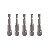 TOP MASTER PRO Set 5 biti cu tubulara 10x65 mm TMP Fabricat din oțel crom vanadiu Hexagon intern Vârf magnetizat Sunt potrivite pentru zone greu accesibile Top Master Pro - scule electrice si unelte profesionale - BricoMart