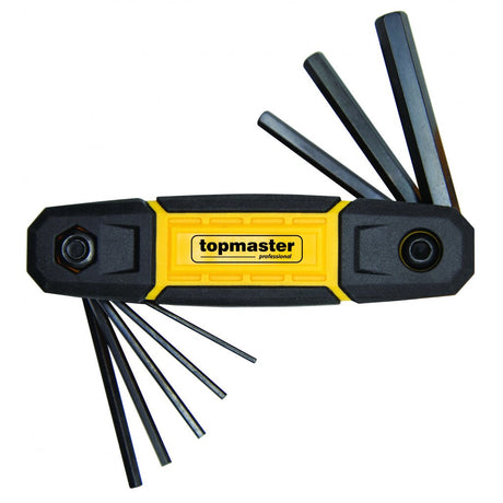 TOP MASTER PRO Set 8 buc. chei imbus 1.5 - 8mm CR - V TMP Material: otel crom - vanadiu de inalta calitate Top Master Pro - scule electrice si unelte profesionale - BricoMart