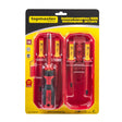 TOP MASTER PRO Set 8 surubelnite izolate VDE 1000V cu maner unic TMP Carcasă din plastic usor de transportat și depozitat Top Master Pro - scule electrice si unelte profesionale - BricoMart