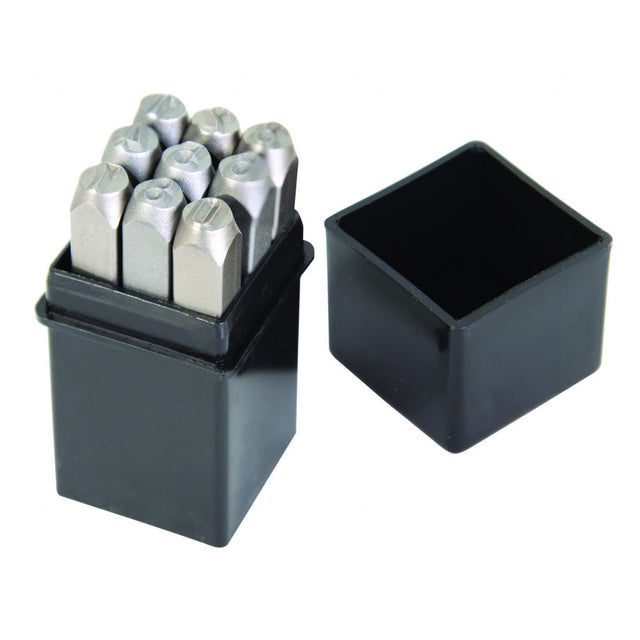TOP MASTER PRO Set 9 Poansoane 5mm 0 - 9 TMP Tratament anticoroziv Cutie de depozitare Top Master Pro - scule electrice si unelte profesionale - BricoMart