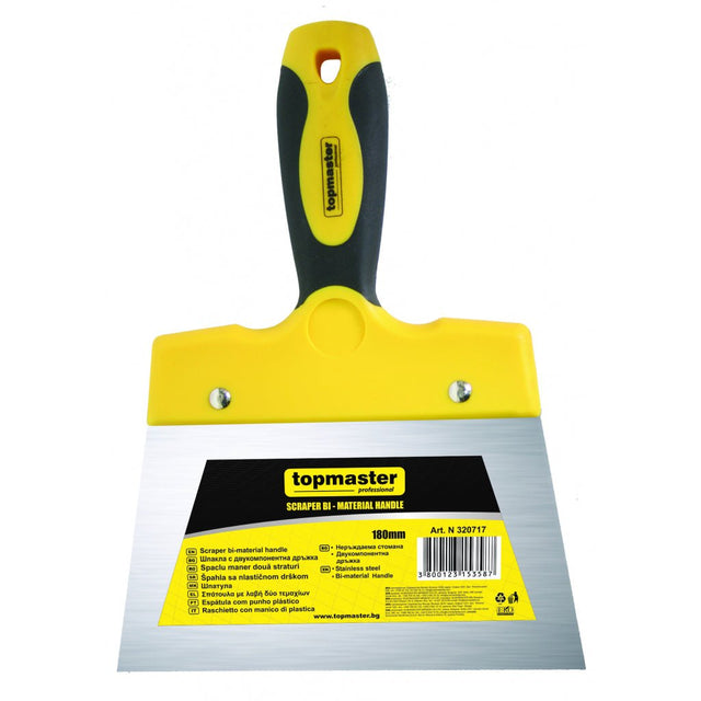 TOP MASTER PRO Spaclu cu maner plastic 160mm TMP Material:otel inoxidabil Maner 2 straturi Top Master Pro - scule electrice si unelte profesionale - BricoMart