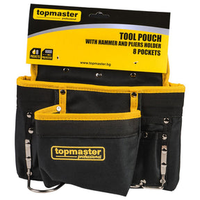 TOP MASTER PRO Suport ciocan si clesti 8 buzunare TMP Top Master Pro - scule electrice si unelte profesionale - BricoMart