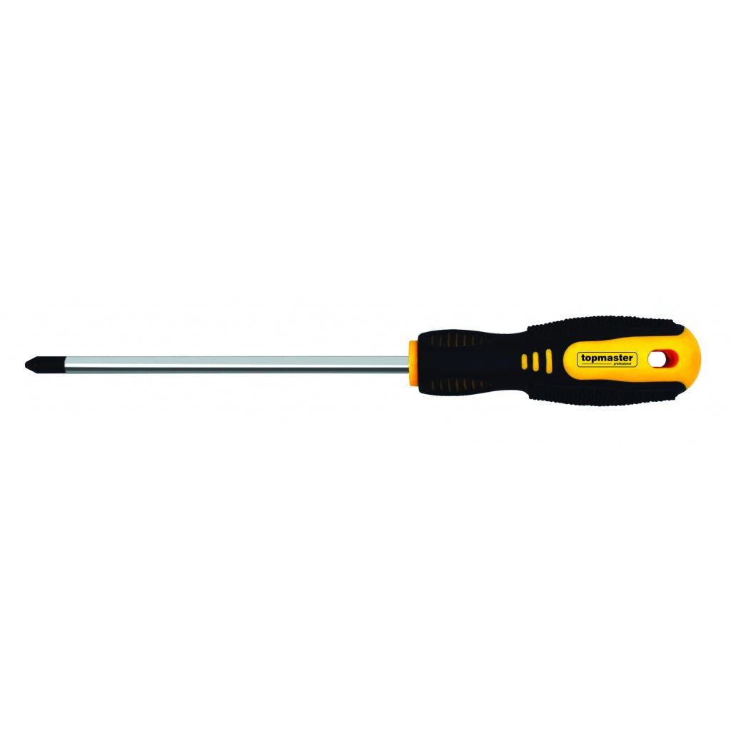 TOP MASTER PRO Surubelnita philips PH1X75mm CR - V TMP Cap magnetic Maner bi - material pentru o aderenta si confort sporite Top Master Pro - scule electrice si unelte profesionale - BricoMart