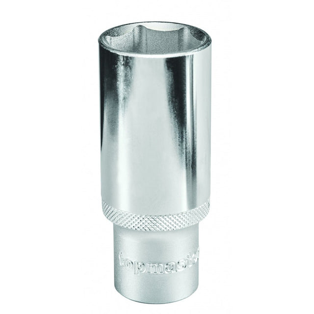 TOP MASTER PRO Tubulara adanca 1/2"x21mm CR - V TMP Material: otel crom - vanadiu de inalta calitate 50BV30 Cu acoperire anticoroziune Hexagonal Standard - DIN3124 Top Master Pro - scule electrice si unelte profesionale - BricoMart