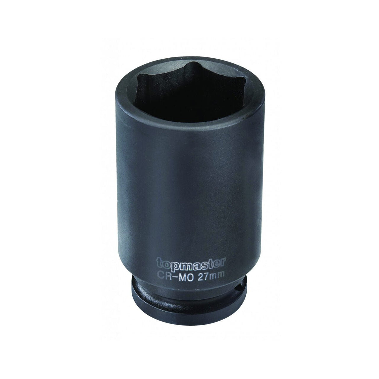 TOP MASTER PRO Tubulara adanca de impact 1" x 50 mm TMP Material: otel calit crom - molibden de inalta calitate Potrivit pentru chei de impact pneumatice Standard - DIN3121 Top Master Pro - scule electrice si unelte profesionale - BricoMart