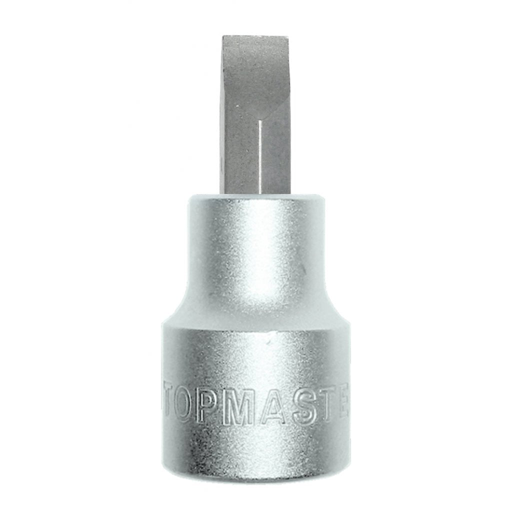 TOP MASTER PRO Tubulara cu bit-drept 3/8" RE4x48mm Cr-V TM (32/384) Material: otel calit S2 Lustruire anticoroziva Top Master Pro - scule electrice si unelte profesionale - BricoMart
