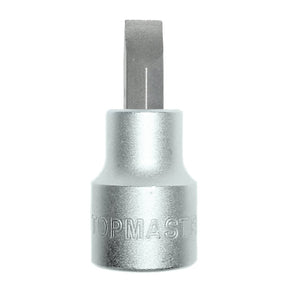 TOP MASTER PRO Tubulara cu bit-drept 3/8" RE4x48mm Cr-V TM (32/384) Material: otel calit S2 Lustruire anticoroziva Top Master Pro - scule electrice si unelte profesionale - BricoMart