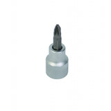 TOP MASTER PRO Tubulara cu bit-pozi 3/8" PZ2x48mm Cr-V TM (32/384) Material: otel calit S2 Lustruire anticoroziva Top Master Pro - scule electrice si unelte profesionale - BricoMart