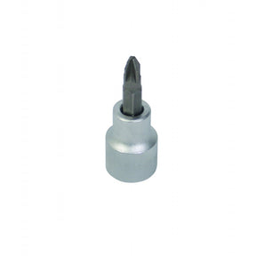 TOP MASTER PRO Tubulara cu bit-pozi 3/8" PZ2x48mm Cr-V TM (32/384) Material: otel calit S2 Lustruire anticoroziva Top Master Pro - scule electrice si unelte profesionale - BricoMart