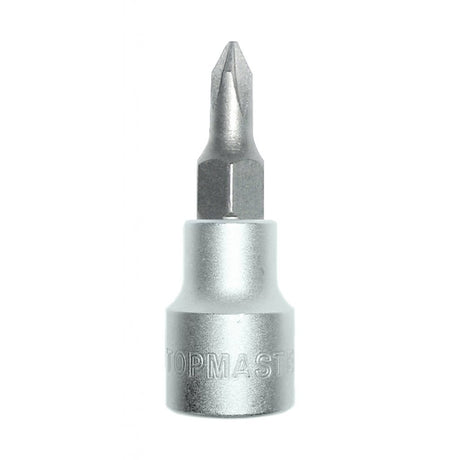 TOP MASTER PRO Tubulara cu bit-stea 1/4" PH0 Cr-V TM (48/576) Material: otel calit S2 Lustruire anticoroziva Top Master Pro - scule electrice si unelte profesionale - BricoMart