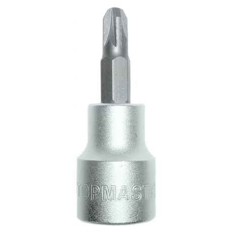 TOP MASTER PRO Tubulara cu bit-stea 1/4" PZ1x37mm Cr-V TM (48/576) Material: otel calit S2 Lustruire anticoroziva Top Master Pro - scule electrice si unelte profesionale - BricoMart