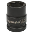 TOP MASTER PRO Tubulara de impact 1/2"17mm CR - MO TMP Material: otel calit crom - molibden de inalta calitate Potrivit pentru chei de impact pneumatice Standard - DIN3129 Top Master Pro - scule electrice si unelte profesionale - BricoMart