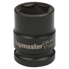 TOP MASTER PRO Tubulara de impact 1/2"17mm CR - MO TMP Material: otel calit crom - molibden de inalta calitate Potrivit pentru chei de impact pneumatice Standard - DIN3129 Top Master Pro - scule electrice si unelte profesionale - BricoMart