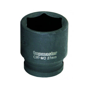 TOP MASTER PRO Tubulara de impact 3/4" x 50 mm TMP Material: otel calit crom - molibden de inalta calitate Potrivit pentru chei de impact pneumatice Standard - DIN3121 Top Master Pro - scule electrice si unelte profesionale - BricoMart