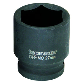 TOP MASTER PRO Tubulara de impact 3/4" x 52 mm TMP Material: otel calit crom - molibden de inalta calitate Potrivit pentru chei de impact pneumatice Standard - DIN3121 Top Master Pro - scule electrice si unelte profesionale - BricoMart