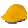 TOP STRONG Casca protectie galbena TS PVC Fixare in 4 puncte Top Strong - scule electrice si unelte profesionale - BricoMart
