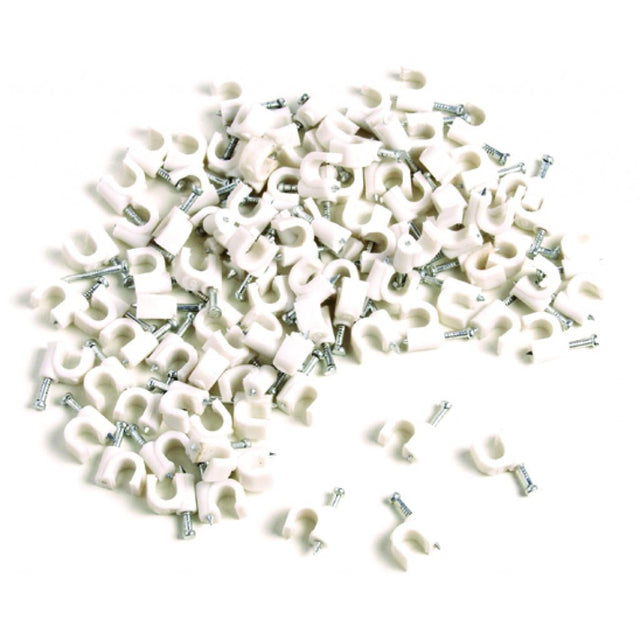 TOP STRONG Clipsuri plastic 7mm / set 100pcs TS Material: PVC Instalare rapida si usoara Top Strong - scule electrice si unelte profesionale - BricoMart