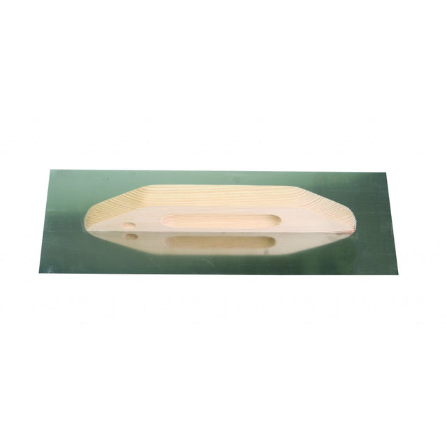 TOP STRONG Gletiera cu maner din lemn 380x130 mm Otel inoxidabil lustruit Top Strong - scule electrice si unelte profesionale - BricoMart