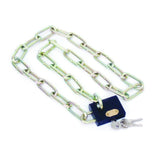 TOP STRONG Lacat metal cu lant 50mm TS Circular link chain Top Strong - scule electrice si unelte profesionale - BricoMart